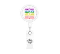 L'amour c'est l'amour Les droits des femmes sont des droits Porte-badge rétractable Reel Clip Id Card Holder forNurse Student Office Worker