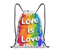 l'amour C'est l'amour LGBT Sac De Natation Réglable Sac De Gym Plage Pochette pour Plein Hommes Camping 36X42Cm