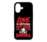 l'amour, C'est Regarder Mon Fils Jouer au Baseball, Maman, Papa Coque pour iPhone 17