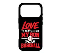 l'amour, C'est Regarder Mon Fils Jouer au Baseball, Maman, Papa Coque pour iPhone 17 Pro