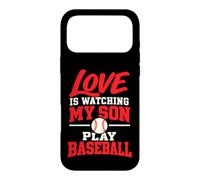 l'amour, C'est Regarder Mon Fils Jouer au Baseball, Maman, Papa Coque pour iPhone 17 Pro Max