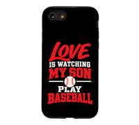 l'amour, C'est Regarder Mon Fils Jouer au Baseball, Maman, Papa Coque pour iPhone SE (2020) / 7/8