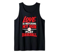 l'amour, C'est Regarder Mon Fils Jouer au Baseball, Maman, Papa Débardeur