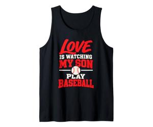 l'amour, C'est Regarder Mon Fils Jouer au Baseball, Maman, Papa Débardeur