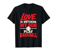 l'amour, C'est Regarder Mon Fils Jouer au Baseball, Maman, Papa T-Shirt Graphique avec Valeur