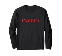 L'Amour Citation d'amour romantique Esthétique Paris Vibes Manche Longue