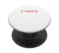 L'Amour Citation d'amour romantique Esthétique Paris Vibes PopSockets PopGrip Adhésif