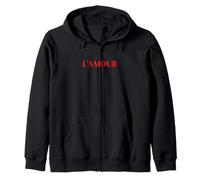 L'Amour Citation d'amour romantique Esthétique Paris Vibes Sweat à Capuche