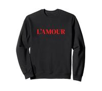 L'Amour Citation d'amour romantique Esthétique Paris Vibes Sweatshirt