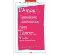 Platon, Shakespeare, Stendhal – L'Amour – Prépas scientifiques 2018-2019