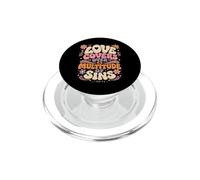 l'amour Couvre Les péchés (Pierre 4, 8), Verset biblique PopSockets PopGrip pour MagSafe