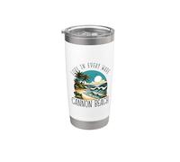 L'amour dans chaque vague - Cannon Beach Gobelet isotherme en acier inoxydable double paroi