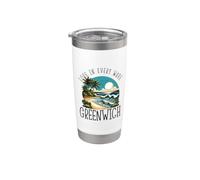 L'amour dans chaque vague - Greenwich Gobelet isotherme en acier inoxydable double paroi