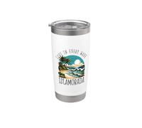 L'amour dans chaque vague - Islamorada Gobelet isotherme en acier inoxydable double paroi