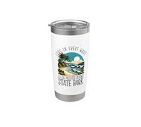 L'amour dans chaque vague - Julia Pfeiffer Burns State Park Gobelet isotherme en acier inoxydable double paroi