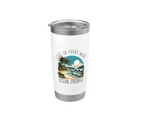 L'amour dans chaque vague - Ocean Springs Gobelet isotherme en acier inoxydable double paroi