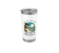 L'amour dans chaque vague - Pacifica Gobelet isotherme en acier inoxydable double paroi