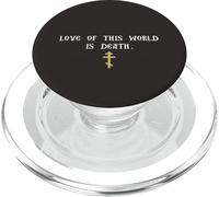 l'amour de ce Monde, C'est la Mort | Orthodoxie Cross PopSockets PopGrip pour MagSafe