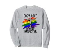 l'amour de Dieu est entièrement inclusif - Chrétiens pour la fierté LGBTQ Sweatshirt