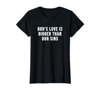 l'amour de Dieu est Plus Grand Que nos péchés T-Shirt Graphique avec Valeur