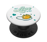 L'amour de soi est la udetama PopSockets PopGrip Interchangeable
