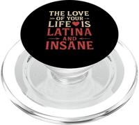 L'amour de votre vie est latina et une relation amusante et insensée PopSockets PopGrip pour MagSafe