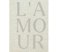 L'Amour Decorative Book: A French Style Coffee Table & Shelf Staging Accent (Neutral Linen Cover)