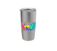 L'amour des Minions Gobelet isotherme en acier inoxydable double paroi