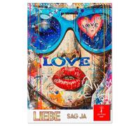 L'amour - dites oui, Version française (Calendrier mural 2026 DIN A3 portrait), Calendrier CALVENDO mensuel