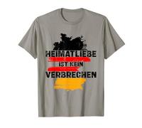L'amour du foyer n'est pas un crime - Carte vintage de l'Allemagne T-Shirt