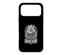l'amour du Sacré-Cœur brûle à Travers Les épines Christian Coque pour iPhone 17 Pro Max