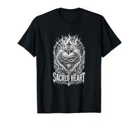 l'amour du Sacré-Cœur brûle à Travers Les épines Christian T-Shirt