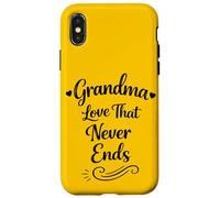 l'amour d'une Grand-mère Qui ne s'arrête jamais - Grand-mère Cool, fière et aimante Coque pour iPhone X/XS