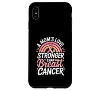 l'amour d'une Maman est Plus Fort Que la Sensibilisation au Cancer du Sein Coque pour iPhone XS Max