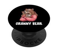l'amour Entre Mamie Ours Et Ses Petits-Enfants PopSockets PopGrip Adhésif
