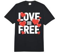 l'amour est égal à Un Message Positif Gratuit et inspirant Comfort Colors Adult Heavyweight T-Shirt