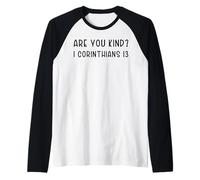 l'amour est Gentil ! Êtes-Vous Gentil ? Hommes et Femmes chrétiens Manche Raglan