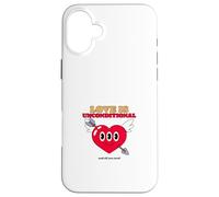 l'amour est inconditionnel et Tout ce Dont Vous Avez Besoin (déclaration Positive) Coque pour iPhone 16 Plus