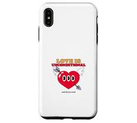 l'amour est inconditionnel et Tout ce Dont Vous Avez Besoin (déclaration Positive) Coque pour iPhone XS Max
