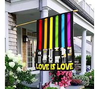 L'Amour Est L'Amour Drapeaux De Vacances Durable Drapeau De Jardin Supérieure Drapeau De Décoration Décoration Pour Balcon Extérieure Maison S
