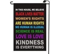 L'Amour Est L'Orgueil De L'Amour Drapeau De Jardin Décoratif Drapeaux Couleurs Vives Bannière Pour Jardin Cour Maison 30X45Cm