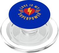 l'amour est Mon Super Pouvoir PopSockets PopGrip pour MagSafe