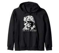 l'amour est Un Soldat du Champ de Bataille Blackwork Sweat à Capuche