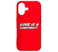 l'amour est Une Construction | l'amour est Un modèle Social Coque pour iPhone 17