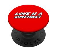 l'amour est Une Construction | l'amour est Un modèle Social PopSockets PopGrip Adhésif