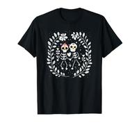 l'amour éternel Dia De Los Muertos Sugar Skull Couple T-Shirt Graphique avec Valeur