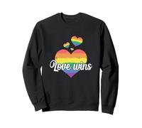 « l'amour gagne » LGBT Sweatshirt