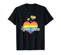 « l'amour gagne » LGBT T-Shirt