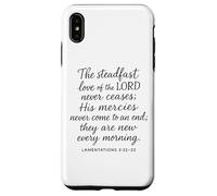 l'amour inébranlable du Seigneur ne cesse jamais | Lamentations 3 2 Coque pour iPhone XS Max