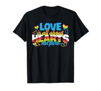 L'amour LGBT est une question de cœur et ne fait pas partie du mois de la fierté LGBTQ T-Shirt